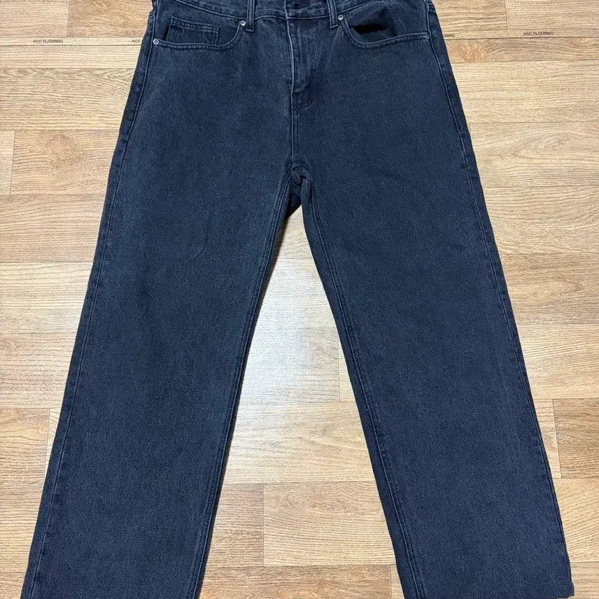 [BUNJANG] Musinsa Straight Denim Pants Washed Black / 36in)무신사 스트레이트 데님팬츠 워시드블랙
