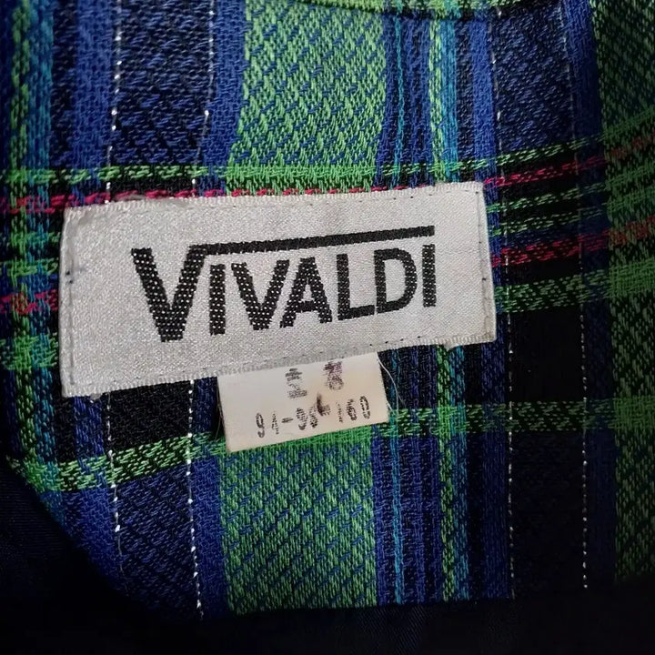 [BUNJANG] VIVALDI Checkered Short Sleeve Jacket / VIVALDI 반팔 체크  자켓