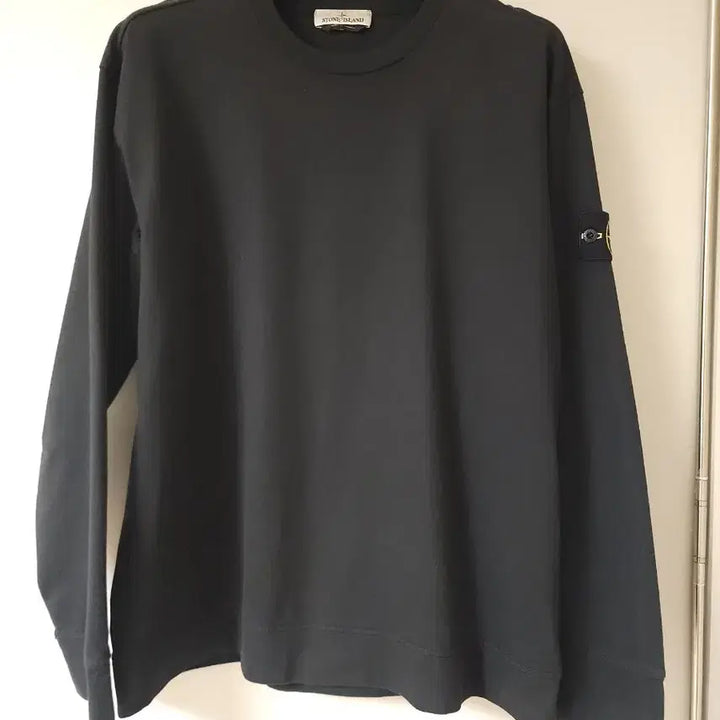 [SOLD OUT] 스톤아일랜드 헤비코튼 롱슬리브 블랙 XL