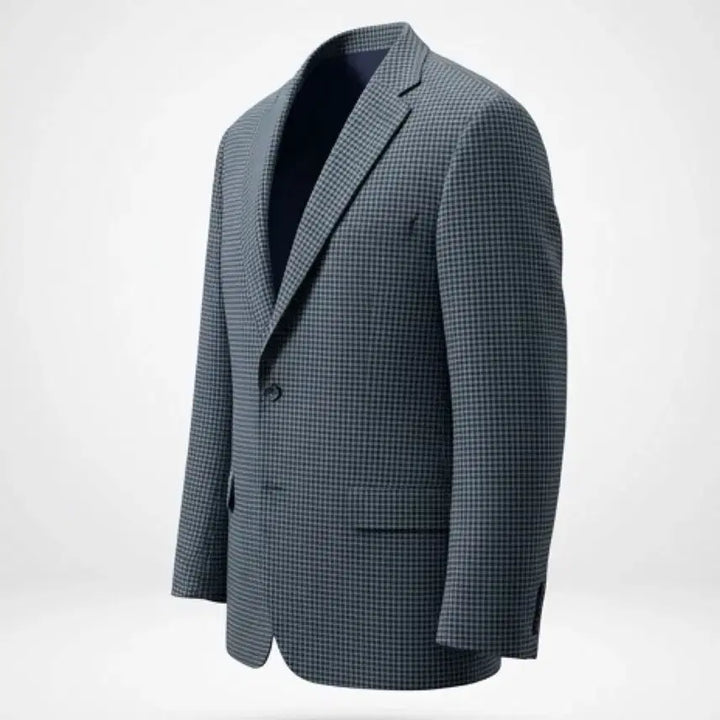 [BUNJANG] Michael Kors Checked Linen Blazer (Size 105) / 남성105 / 마이클코어스 잔체크 인견 블레이저NV 11-20