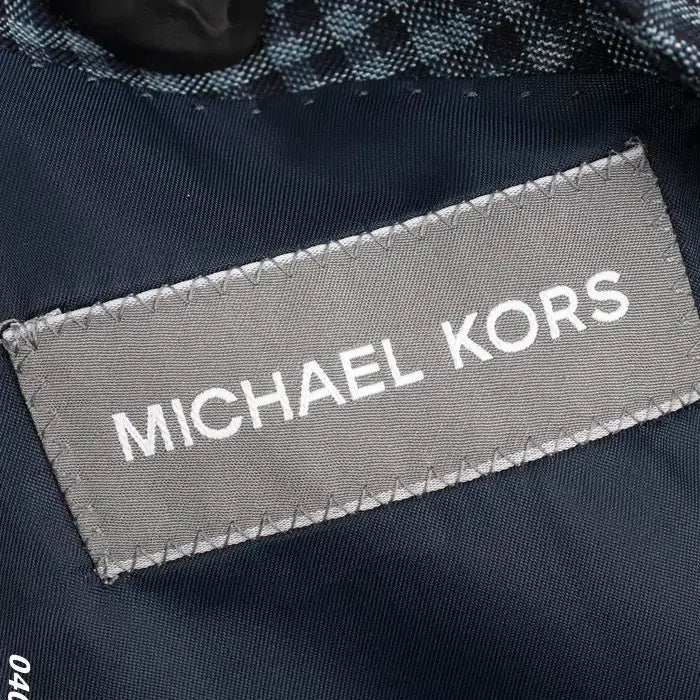 [BUNJANG] Michael Kors Checked Linen Blazer (Size 105) / 남성105 / 마이클코어스 잔체크 인견 블레이저NV 11-20