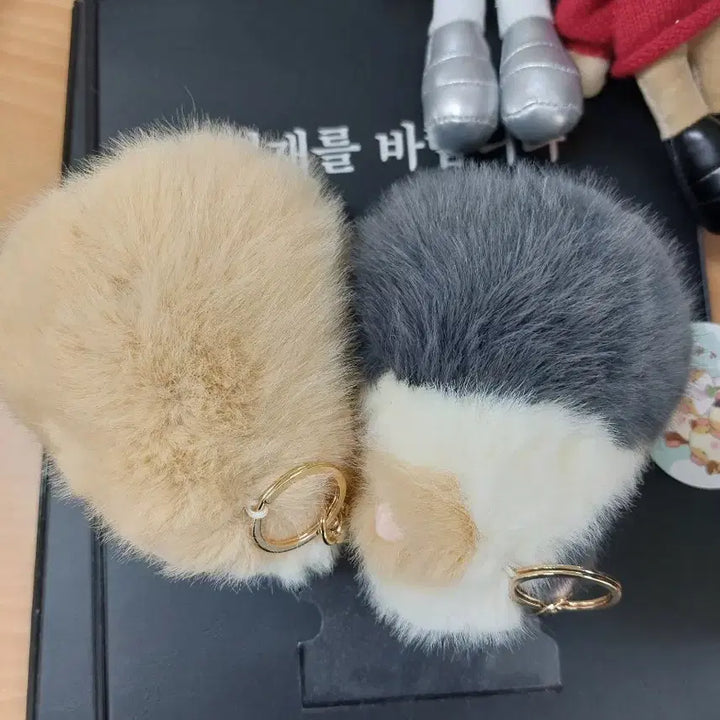 [BUNJANG] Morumo Tto Sang Mushroom/Apple Design Plush Keychain / 모루못토상 인형 키링 버섯/사과 디자인
