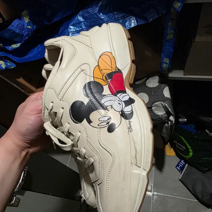 [BUNJANG] Gucci Mickey Mouse Rhyton Sneakers / 구찌 미키마우스 라이톤 8 (270)