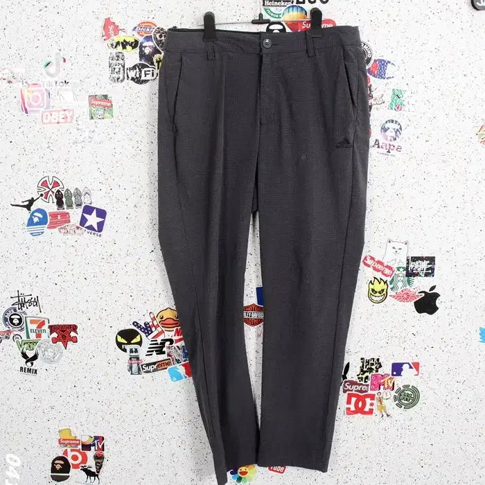 [BUNJANG] Adidas Golf Charcoal Functional Pants / 남성80/ 아디다스 골프 차콜 기능성바지 팬츠 상세확인