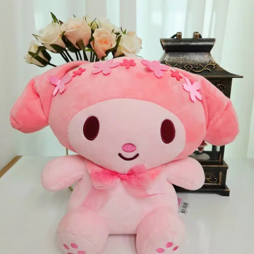 [BUNJANG] Sanrio My Melody Cherry Blossom Edition Plush Doll / 산리오 마이멜로디 벚꽃 에디션 인형 새상품