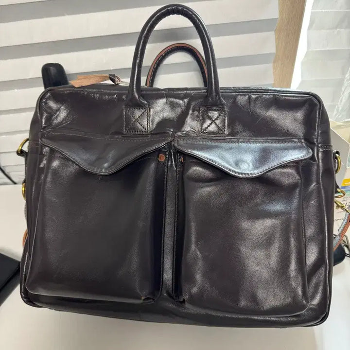 [BUNJANG] MBS A2 14-inch Shoulder Bag / 엠비스 mbs a2가방 14인치 브라운