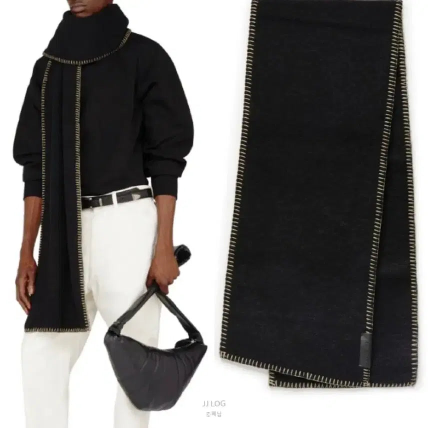 [BUNJANG] Lemaire Cocotte Fluffy Scarf Anthracite / 25FW 르메르머플러! 에토스 얼바닉30 le917 더바넷 포터리 보테가