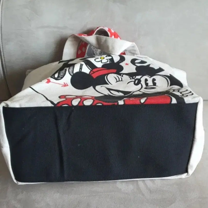 [BUNJANG] Disney Mickey &amp; Minnie Canvas Tote Bag / 디즈니 정품 미키 미니  캔버스 토트백 새상품