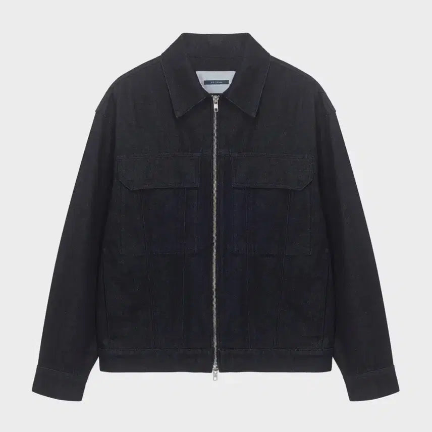 [BUNJANG] Mind Bridge Low Denim Zip-up Trucker Jacket / 마인드브릿지 로우 데님 집업 트러커 자켓 100