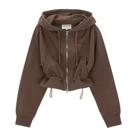 [BUNJANG] Matinkim Zip-up Hoodie / 마뗑킴 집업 크롭 후드 새상품