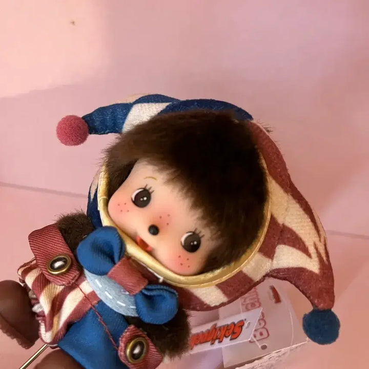 [BUNJANG] Pierrot Custom Monchhichi Baby Monchhichi Keyring / 삐에로 커스텀 몬치치 베비치치 새상픔