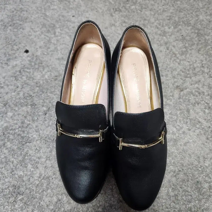 [BUNJANG] MISSOPE Black Platform Heels 240 - 5cm / 미소페  MISSOPE 블랙 통굽 구두-240-굽5센티