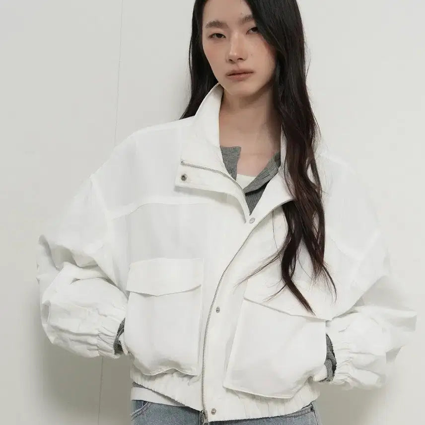 [SOLD OUT] 제네럴아이디어 간절기 세미크롭 자켓