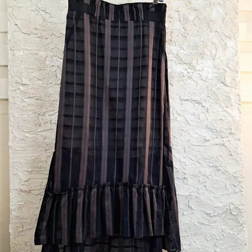 [BUNJANG] MINE 3-Piece Set - Linen Jacket, Asymmetrical Skirt, Satin Blouse / 3종 개별(55) 한섬MINE 마인 언발스커트. 린넨자켓 새틴블라우스