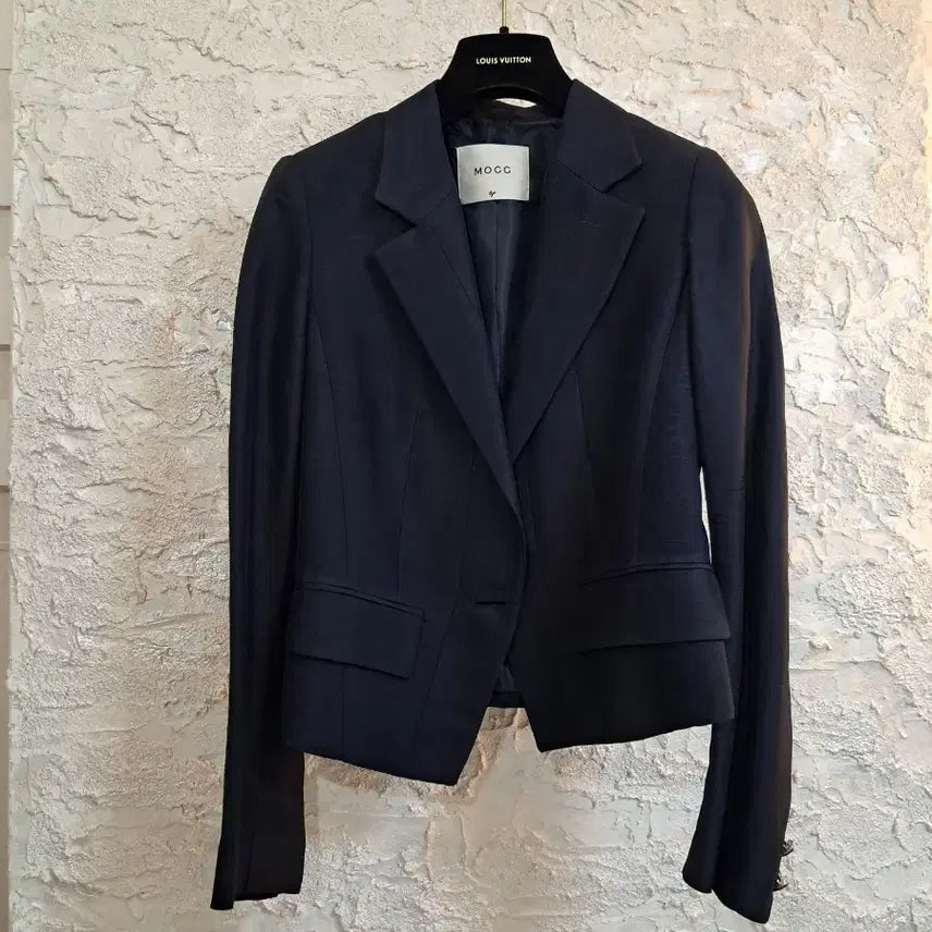 [BUNJANG] MINE 3-Piece Set - Linen Jacket, Asymmetrical Skirt, Satin Blouse / 3종 개별(55) 한섬MINE 마인 언발스커트. 린넨자켓 새틴블라우스