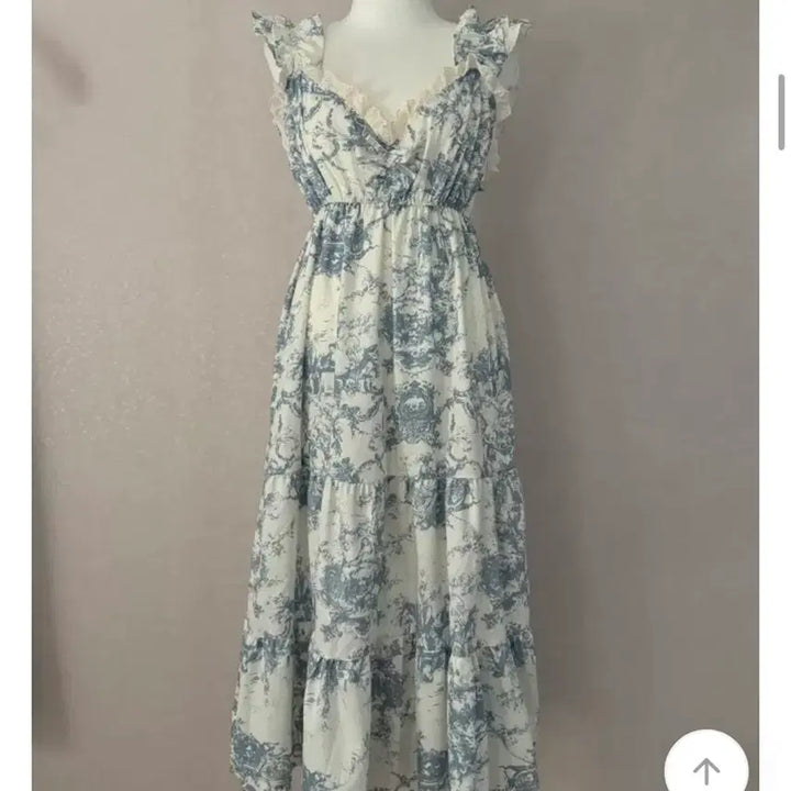 [BUNJANG] Twal Frill Lace Sleeveless Pajama Dress / 트왈 프릴 레이스 민소매 원피스 잠옷 홈웨어 파자마