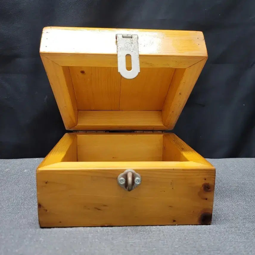 [BUNJANG] Vintage Wooden Storage Box / 원목 나무합 상자