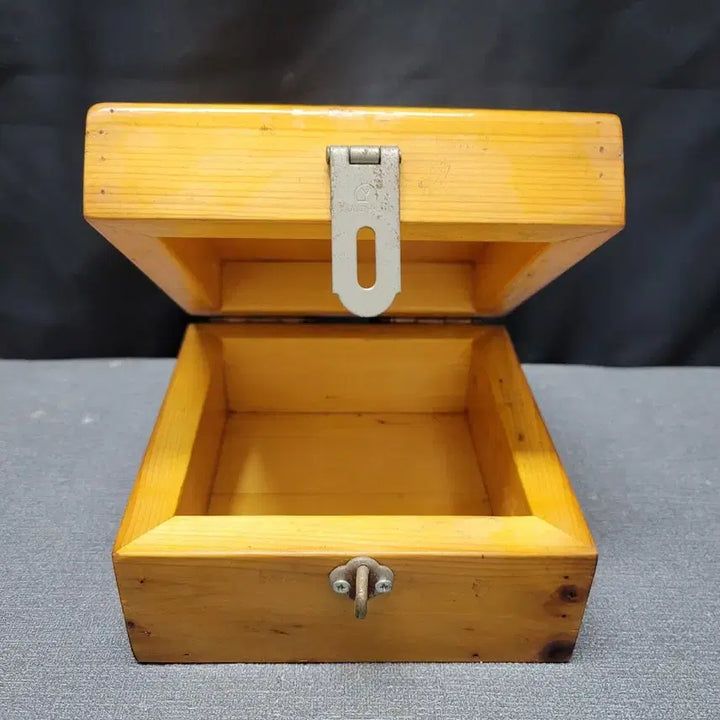 [BUNJANG] Vintage Wooden Storage Box / 원목 나무합 상자