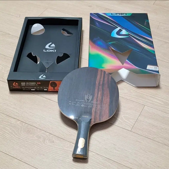 [BUNJANG] LOKI Carbon Table Tennis Racket Set with Rxton1 Rubbers and Side Tape / 카본 탁구채 러버2장 사이드테이프 세트