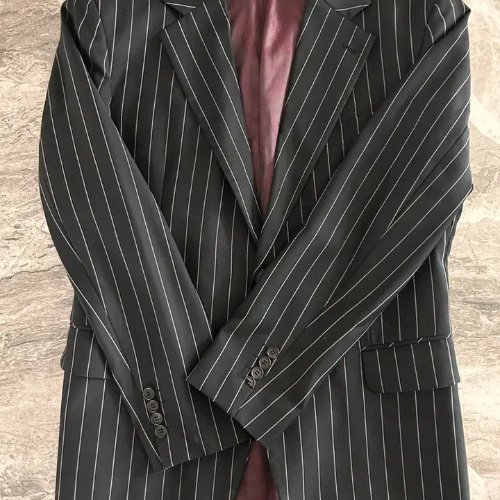 [BUNJANG] Luzenblanc Black Check Jacket / 루젠블랑 블랙 체크 자켓 105-110