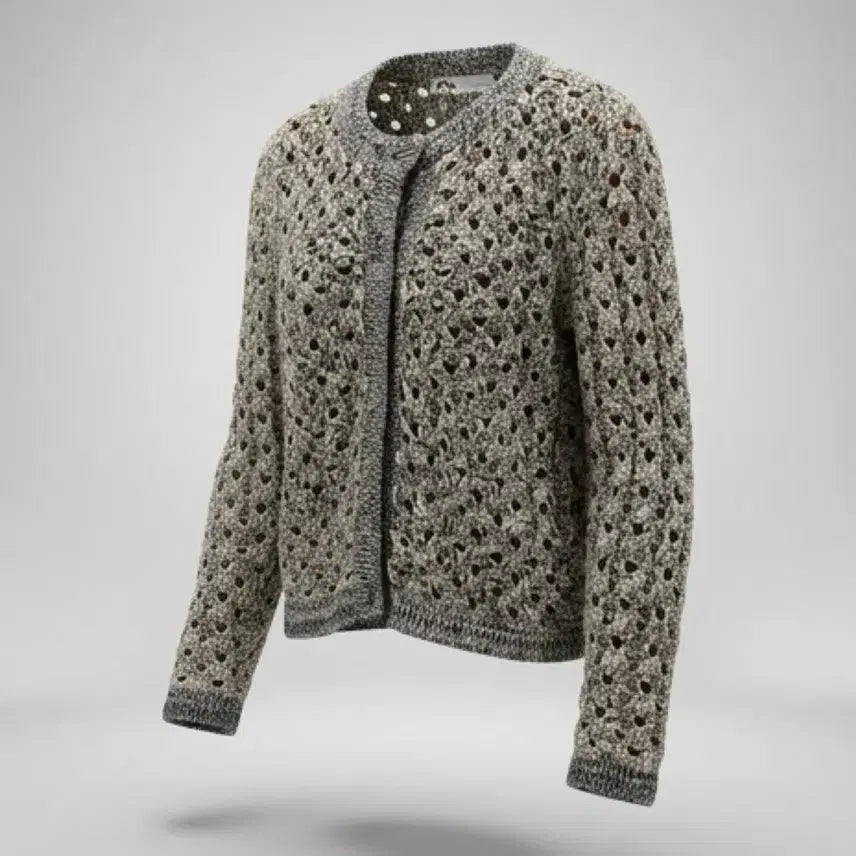 [BUNJANG] ZARA Punch Knit Cardigan Jacket - Women&