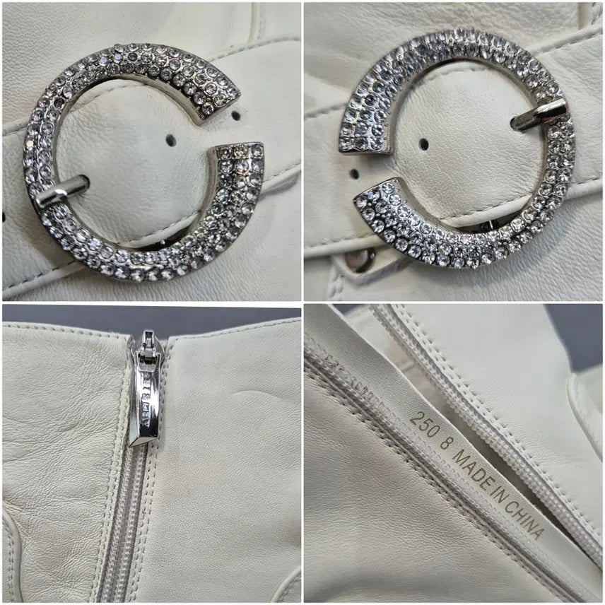 [SOLD OUT] 시슬리 큐빅 버클 장식 부츠