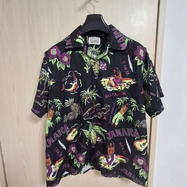 [BUNJANG] Wacko Maria Rayon Hawaiian Shirt L / 와코마리아 레이온 하와이안셔츠 L