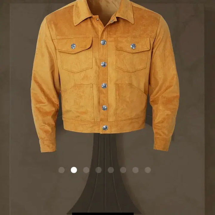 [BUNJANG] Rapinato Etoile Suede Trucker Jacket / 새상품/라피나토 에뚜알 스웨이드 트러커 자켓 /50