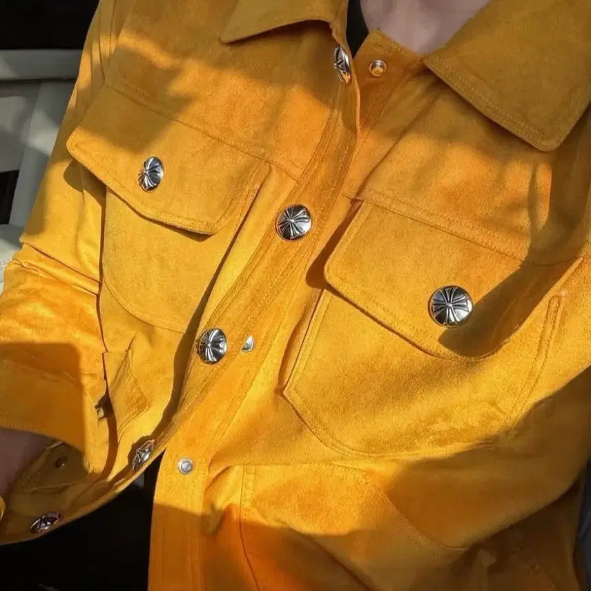 [BUNJANG] Rapinato Etoile Suede Trucker Jacket / 새상품/라피나토 에뚜알 스웨이드 트러커 자켓 /50