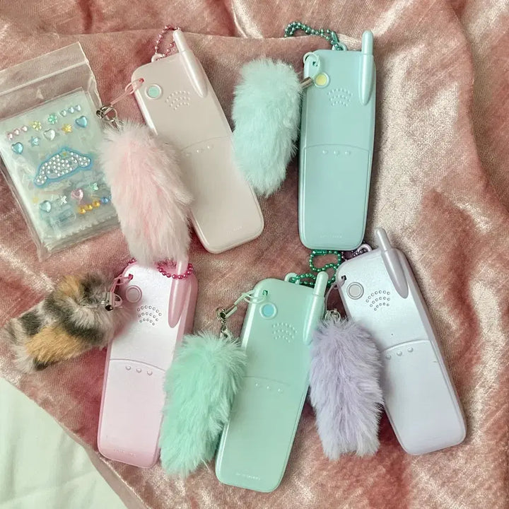 [BUNJANG] Sanrio Kogal Feature Phone Photo Holder Bundle Set / 산리오 코갸루   헤이세이 피처폰 증사 포토 홀더 일괄 핸드폰 키링 갸루