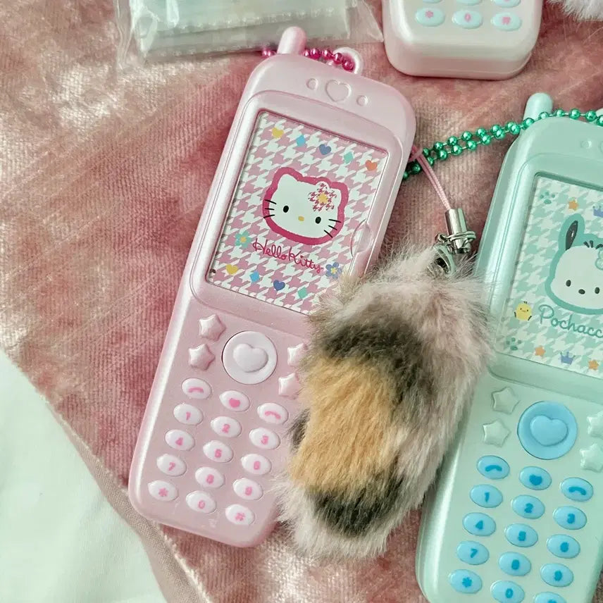[BUNJANG] Sanrio Kogal Feature Phone Photo Holder Bundle Set / 산리오 코갸루   헤이세이 피처폰 증사 포토 홀더 일괄 핸드폰 키링 갸루