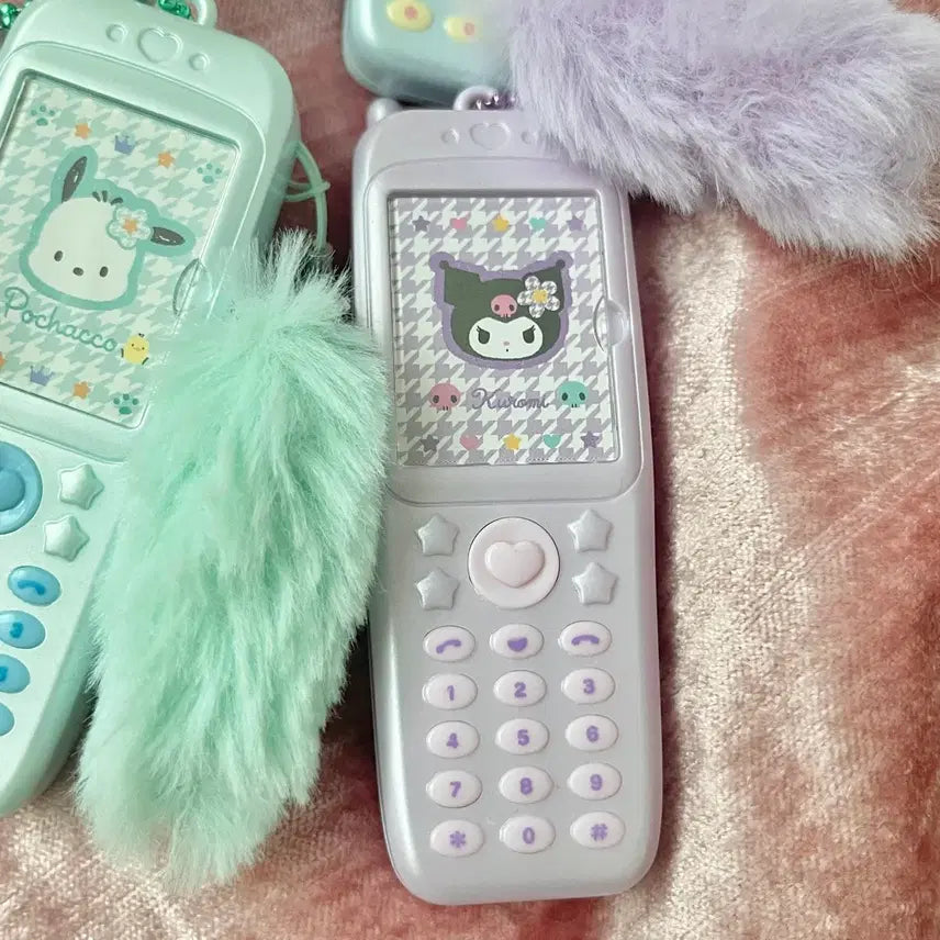[BUNJANG] Sanrio Kogal Feature Phone Photo Holder Bundle Set / 산리오 코갸루   헤이세이 피처폰 증사 포토 홀더 일괄 핸드폰 키링 갸루