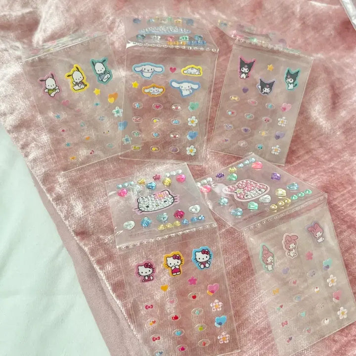 [BUNJANG] Sanrio Kogal Feature Phone Photo Holder Bundle Set / 산리오 코갸루   헤이세이 피처폰 증사 포토 홀더 일괄 핸드폰 키링 갸루