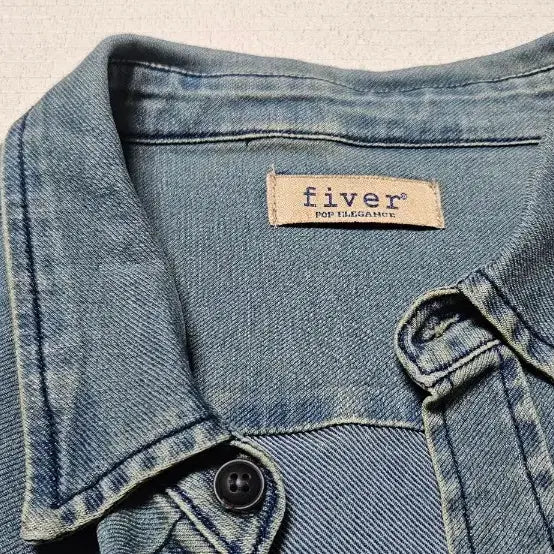 [SOLD OUT] fiver 코오롱 다잉 데님 셔츠 105