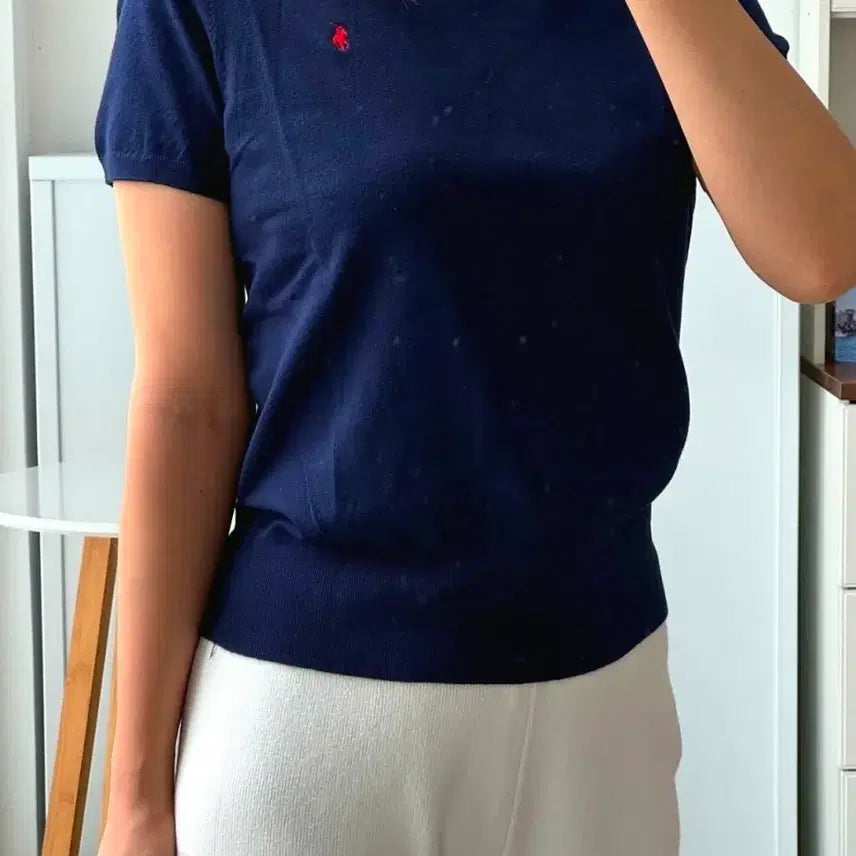 [BUNJANG] Polo Ralph Lauren Cotton Blend Short Sleeve Sweater / 