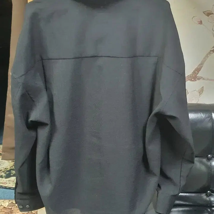 [BUNJANG] Ziozia Black Oversized Summer Shirt / 지오송지오  오버핏 여름  셔츠  택배비포함가