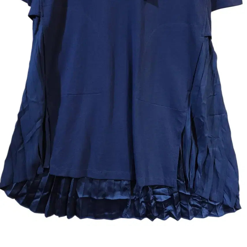 [BUNJANG] Jigott Short Sleeve Hooded Dress Navy / F/ jjro 지고트 반팔 후드 원피스 네이비 새상품 /0417