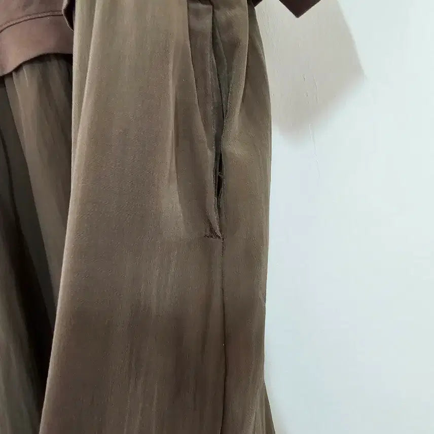 [BUNJANG] BREAL Layered Colorblock Long Dress / 브리엘 (BREAL) 프랑스브랜드 레이어드 배색 롱연피스 66. 상태좋음