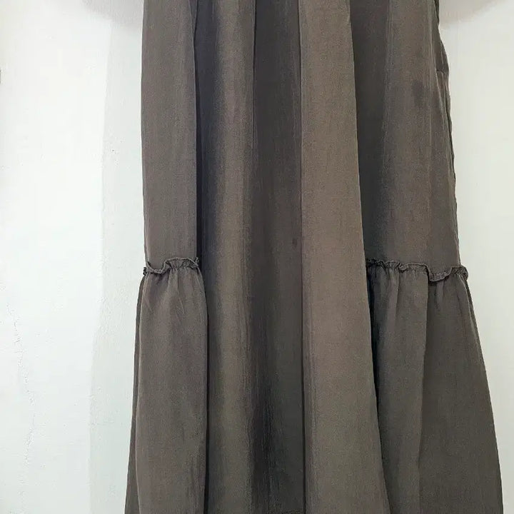 [BUNJANG] BREAL Layered Colorblock Long Dress / 브리엘 (BREAL) 프랑스브랜드 레이어드 배색 롱연피스 66. 상태좋음