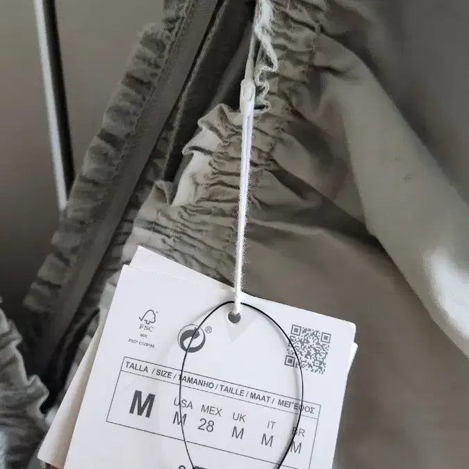 [BUNJANG] ZARA Frill Long Dress Mint / 자라ZARA프릴 롱 원피스 민트색