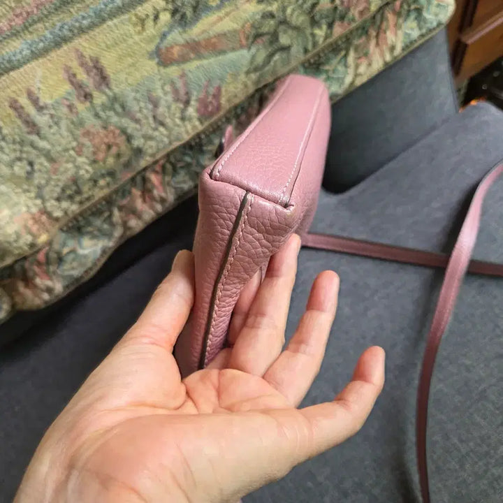 [BUNJANG] Tory Burch Leather Crossbody Bag / 정품 토리버치 가죽 크로스백 핑크 숄더백 태슬백