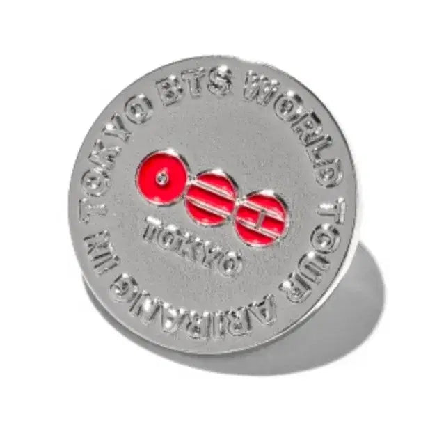 [SOLD OUT] 방탄 도쿄돔 콘서트 굿즈 일본 한정 뱃지 원형로고