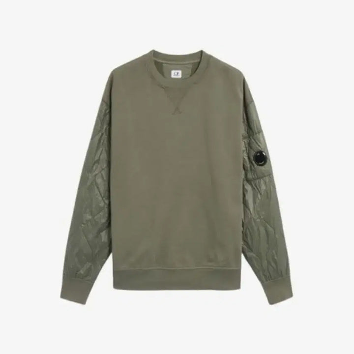 [BUNJANG] CP Company Quilted Mix Sweatshirt / CP COMPANY(CP컴퍼니) 퀼팅 믹스 스웨트셔츠
