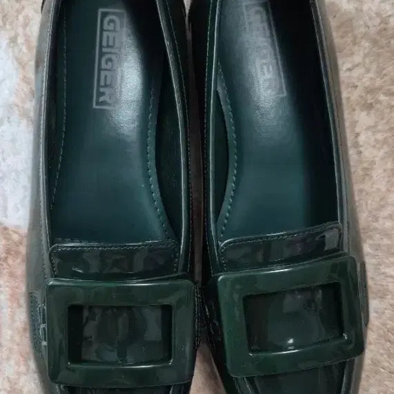 [BUNJANG] GEIGER Loafers 255 - Deep Green / GEIGER 로퍼 255 사이즈 판매합니다.