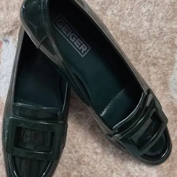 [BUNJANG] GEIGER Loafers 255 - Deep Green / GEIGER 로퍼 255 사이즈 판매합니다.