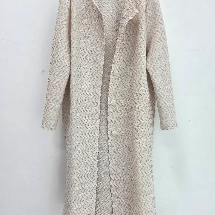 [SOLD OUT] 정품 아이보리 펀칭 롱 가디건
