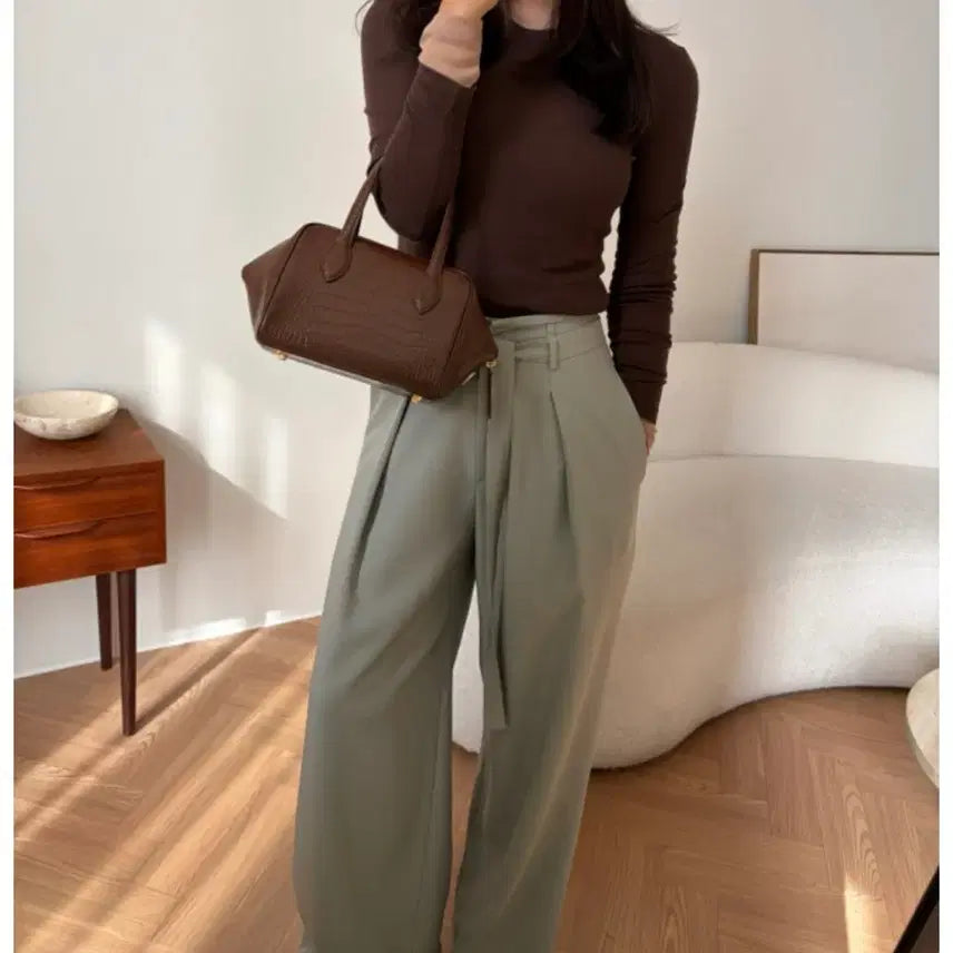 [BUNJANG] 르뮈 Deep Mint Pants / 르뮈 바지(칼라:딥민트) 새상품