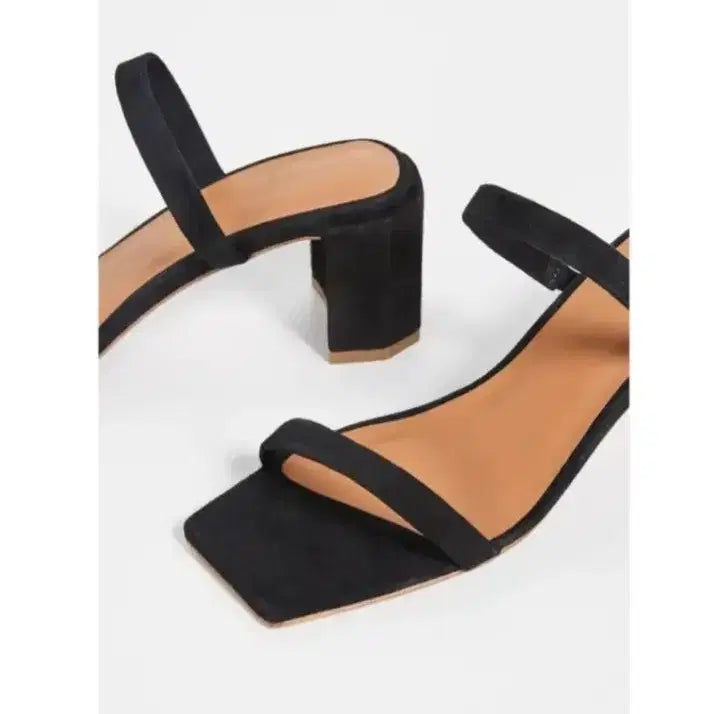 [BUNJANG] By Far Tanya Black Suede Mule Sandals / 새상품 명품 바이파 샌들 뮬 245 38