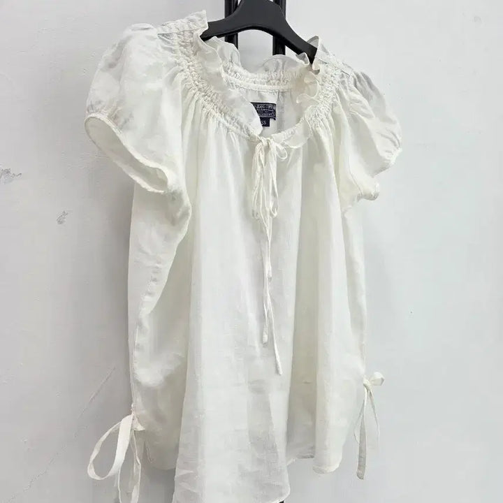 [SOLD OUT] 정품 폴로진스 POLO JEANSE 린넨 반팔 블라우스