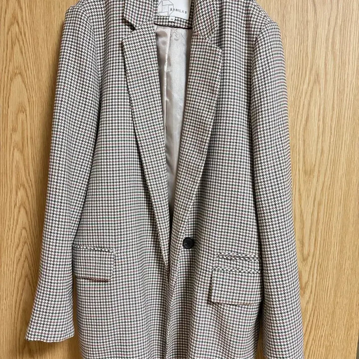 [BUNJANG] Vanilla.B Houndstooth Check Jacket (Size 66) / 바닐라비 하운드투스 체크 자켓 66